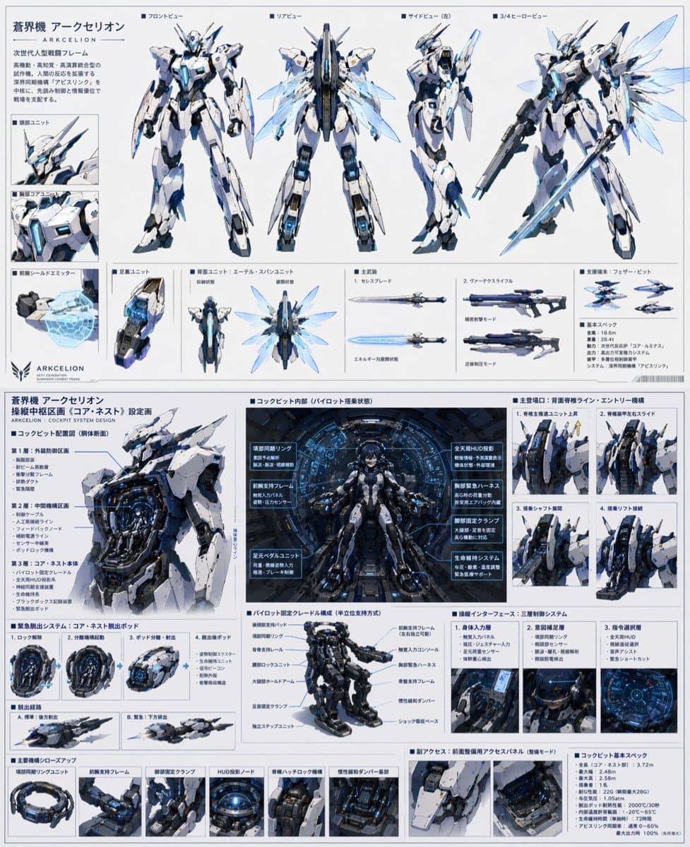 Mecha Protagonist Design preview image 1