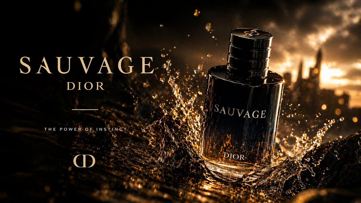 Luxury Perfume Splash Ad preview image 1