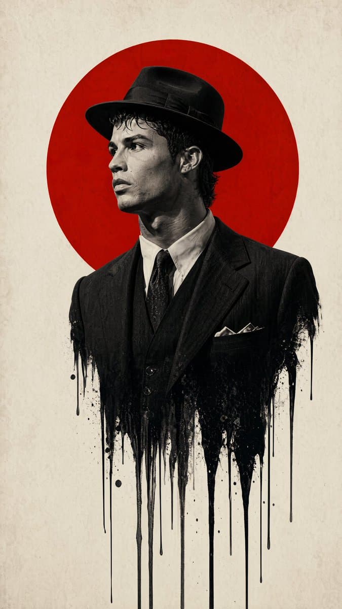 Minimalist Film Noir Poster preview image 1