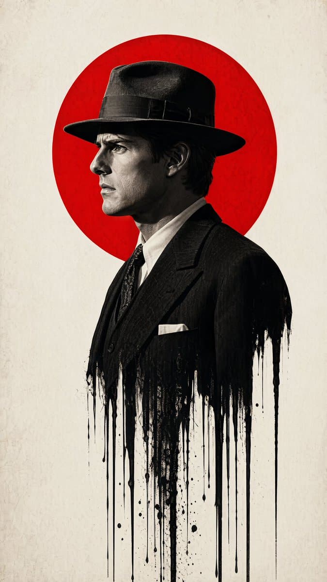 Minimalist Film Noir Poster preview image 4