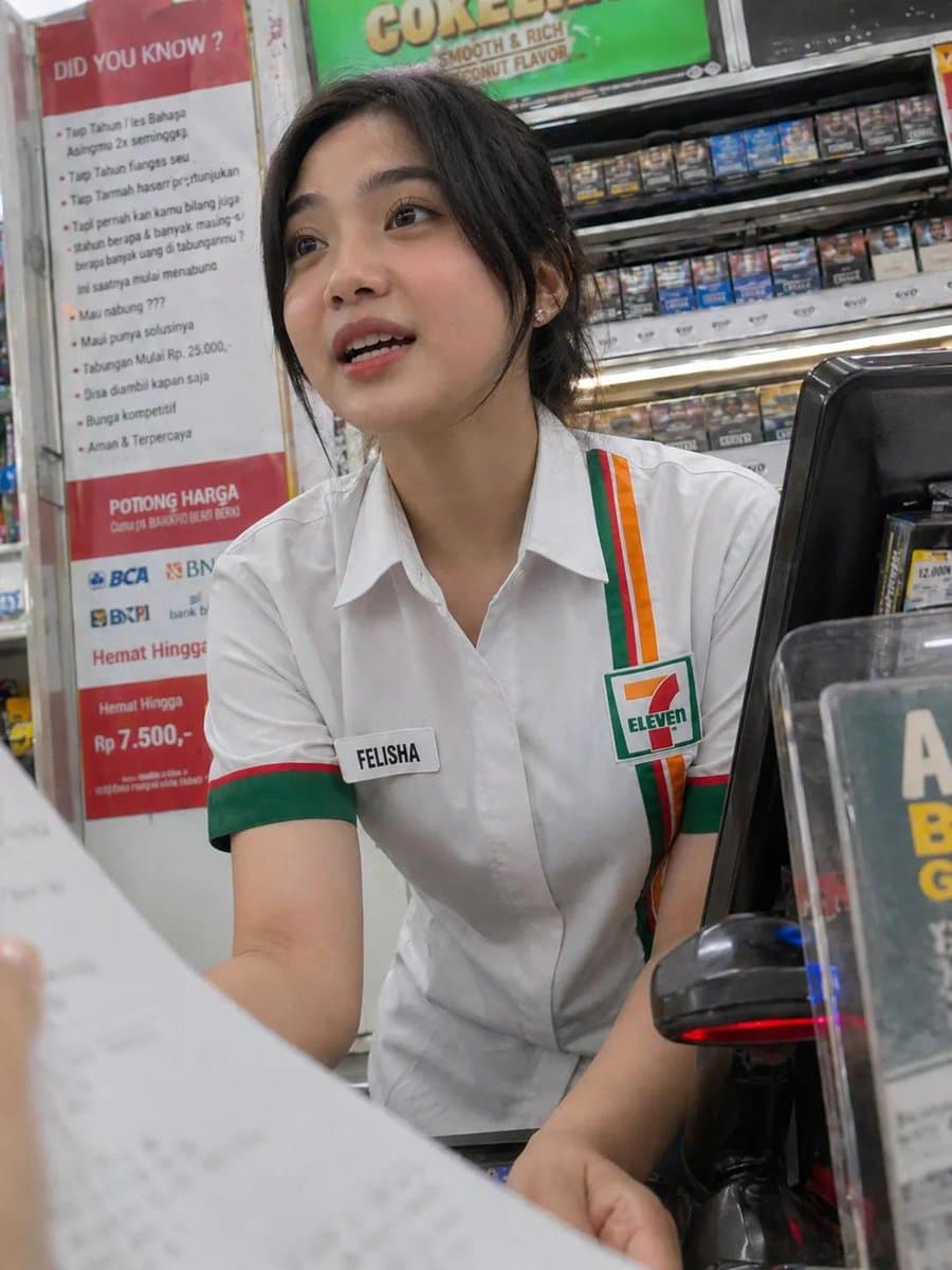 Candid Convenience Store Cashier preview image 4