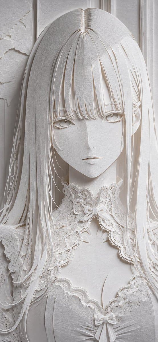 Realistic White Paper Craft Style Conversion preview image 3