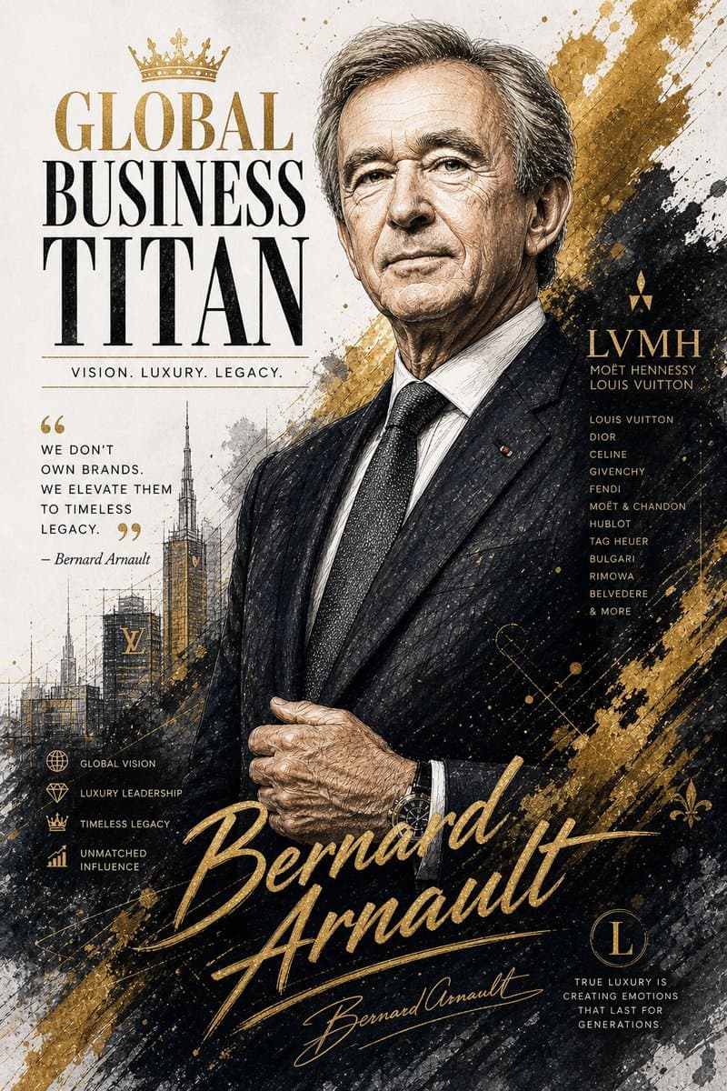 Luxury Business Leader Ink Portrait preview image 4