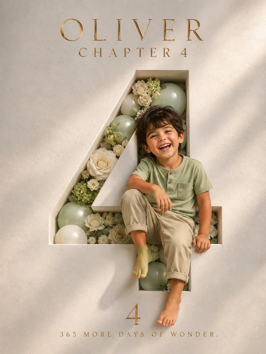 Luxury 3D Birthday Poster preview image 4