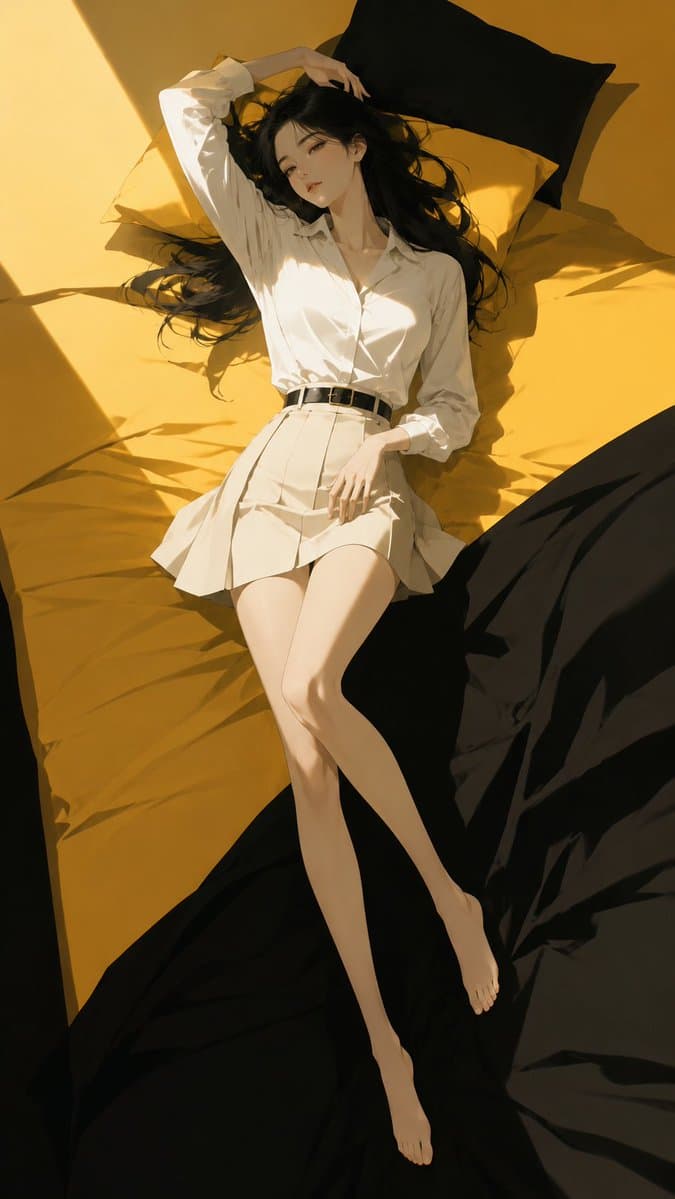 Black and Yellow Fashion Editorial preview image 2
