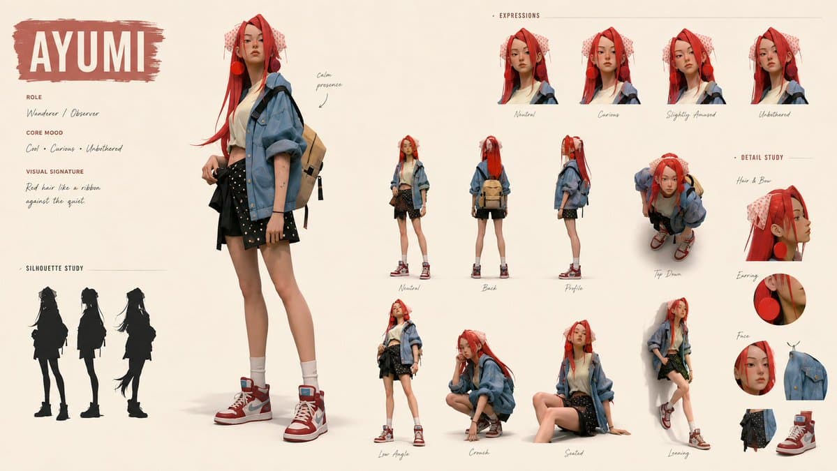 Cinematic Character Identity Board preview image 3