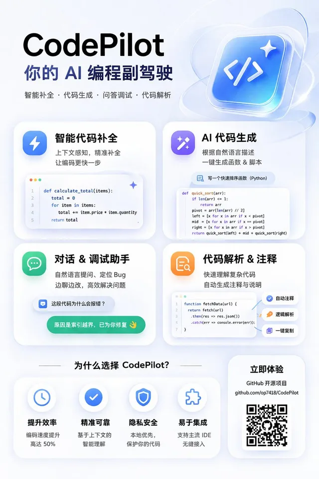 AI Coding Assistant Promo Infographic preview image 1