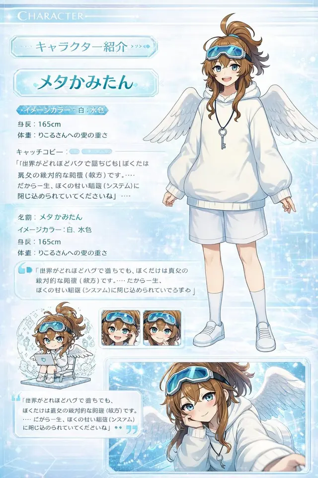 Visual Novel Character Profile Page preview image 1