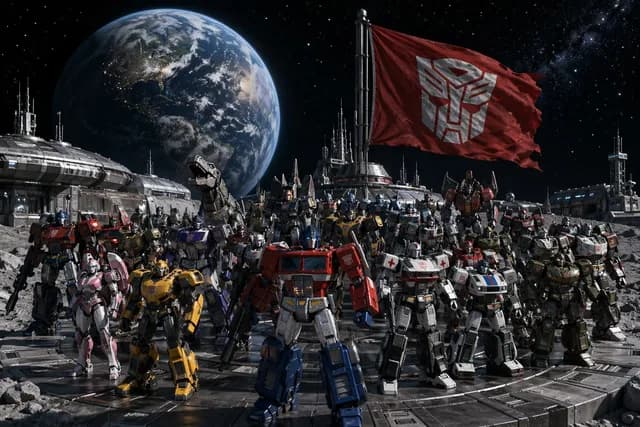Transformers Space Scenes Prompt preview image 1