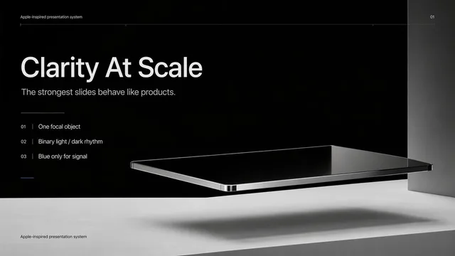 Apple-Style Minimal Presentation Cover preview image 1