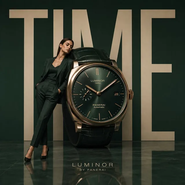 Minimalist Luxury Watch Ad preview image 1