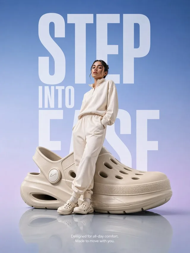 Futuristic Footwear Advertisement preview image 1