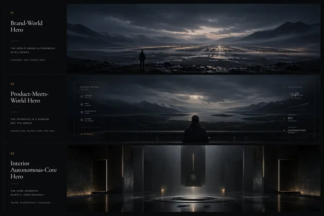 Cinematic Autonomous AI Mood Board preview image 1