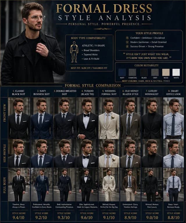 Formal Dress Style Analysis Poster preview image 1