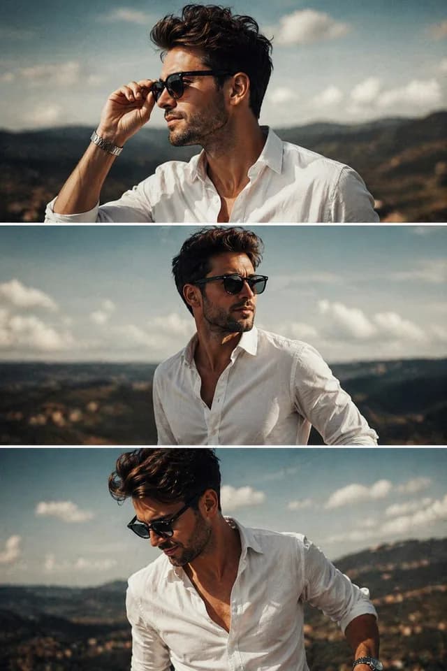 Cinematic Fashion Triptych preview image 1