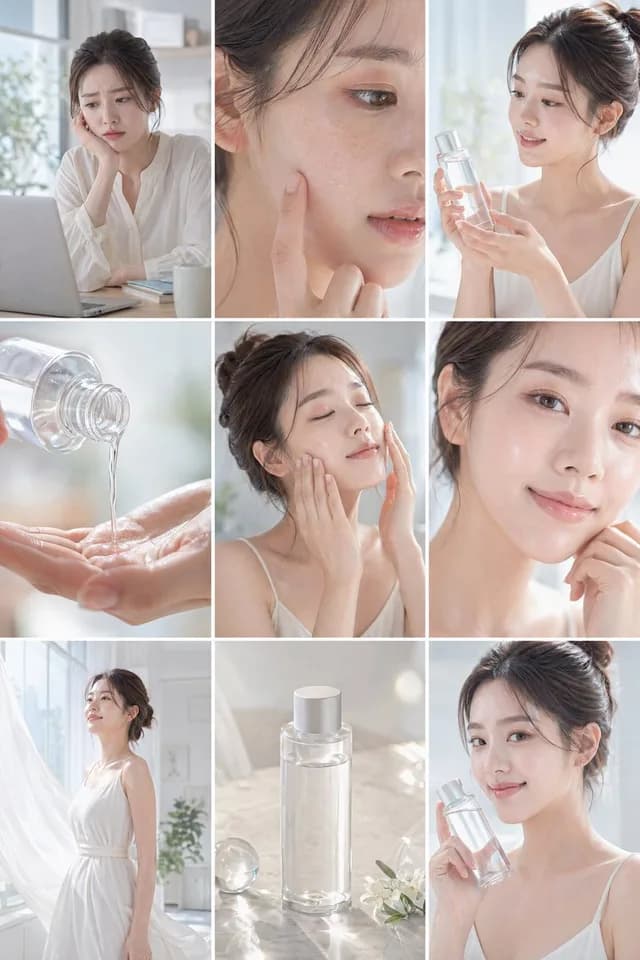 Skincare Commercial Storyboard preview image 1
