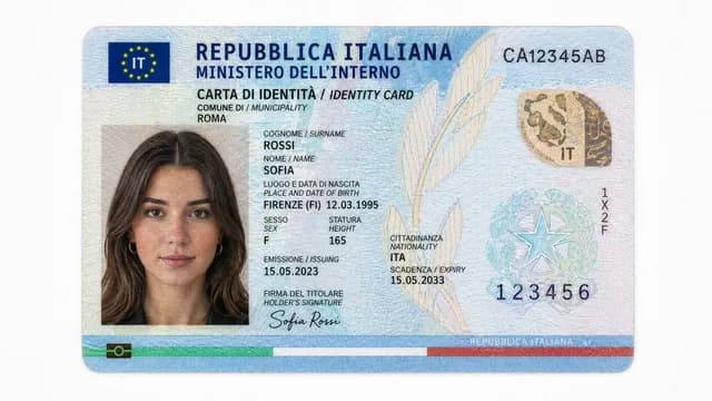 Canadian Citizenship Card Mockup Prompt preview image 1