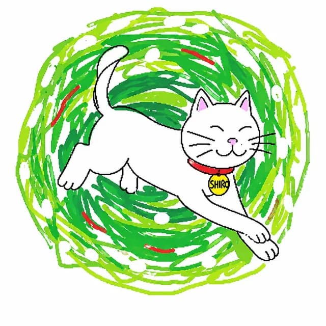 Clumsy Scribble Cat Doodle preview image 1