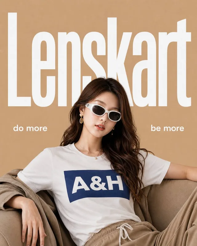 Minimalist Eyewear Advertisement Poster preview image 1