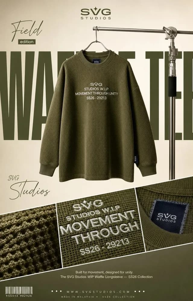 High-End Fashion Editorial Campaign Poster preview image 1