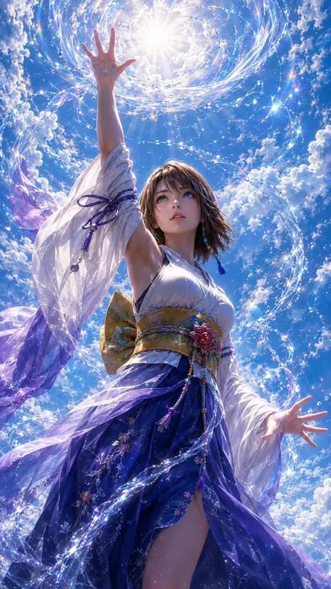 Magical Sky Dancer Portrait preview image 1