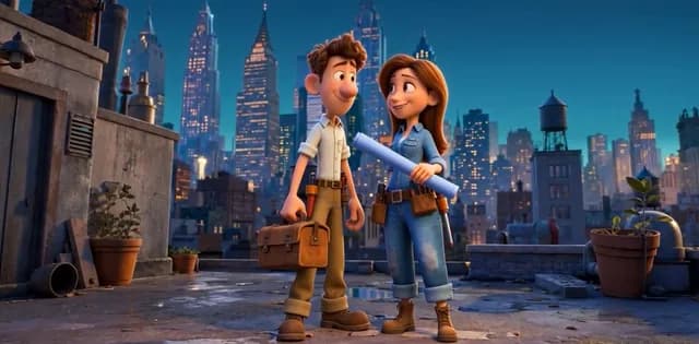 Pixar Rooftop Renovation Duo preview image 1