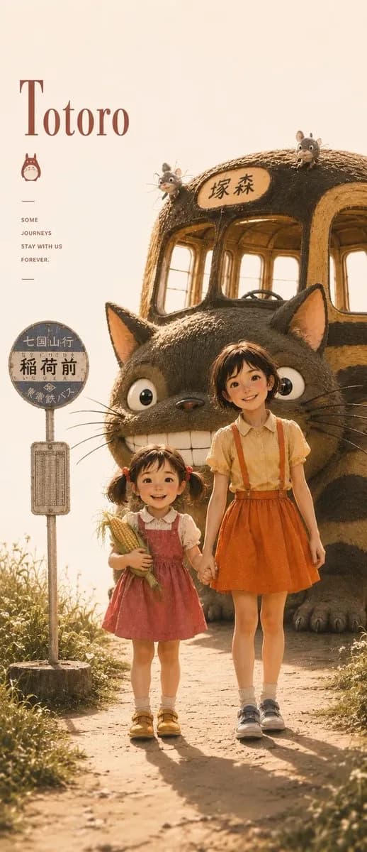 Satsuki My Neighbor Totoro Anime Portrait preview image 1