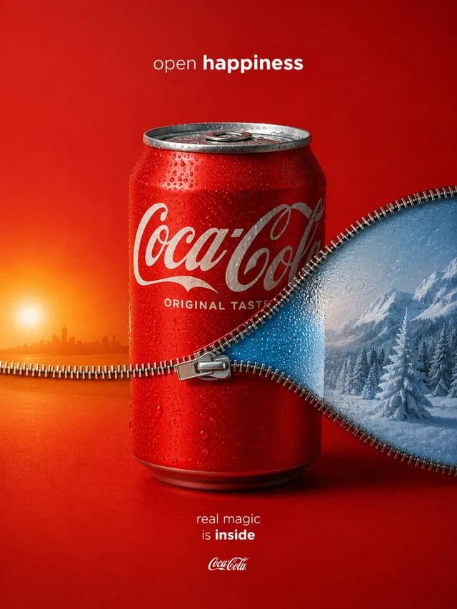 Zippered Coca-Cola World Ad preview image 1