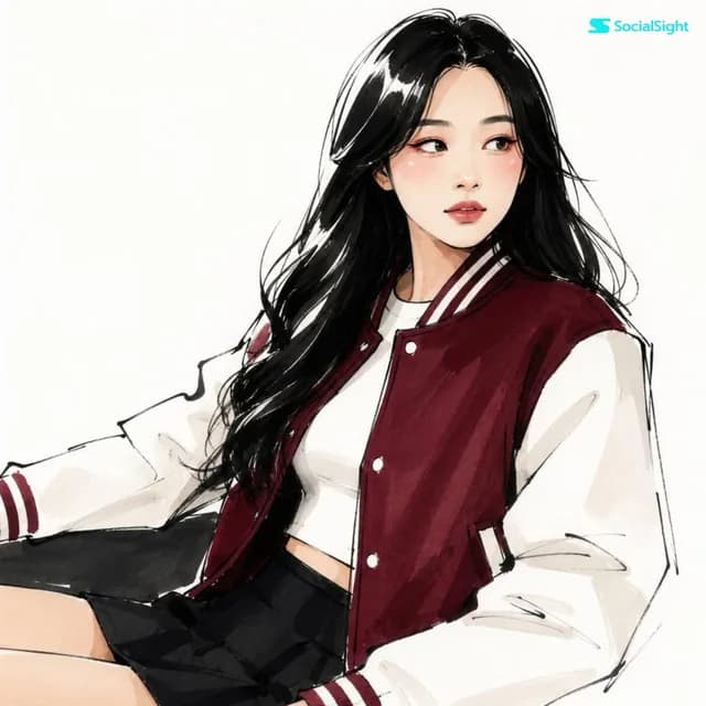 Fashion Editorial Illustration Sketch preview image 1