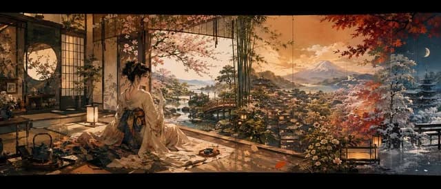 Four Seasons Japanese Panorama preview image 1