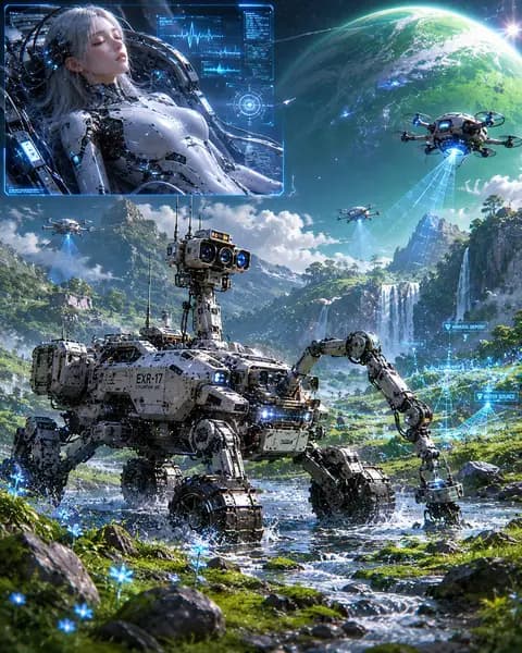 Android Spaceship Rover Exploration preview image 1