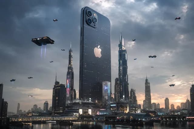 Futuristic Tech Skyscraper City preview image 1
