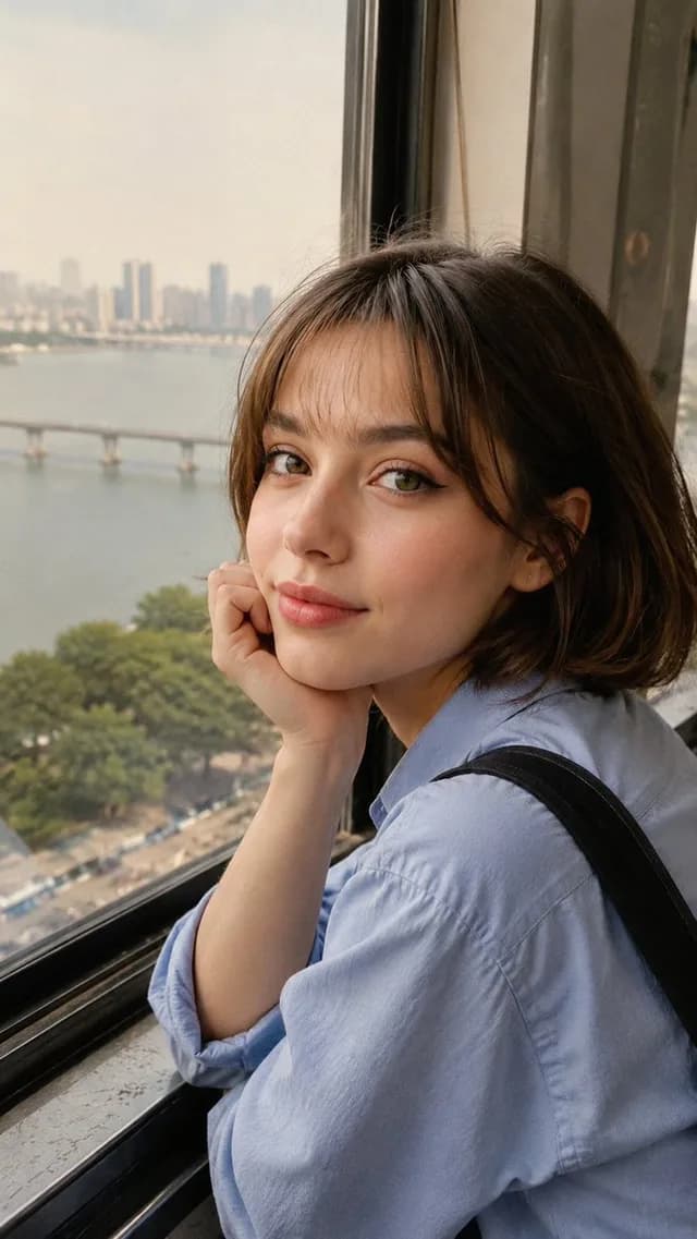 Candid Travel Portrait in Seoul preview image 1