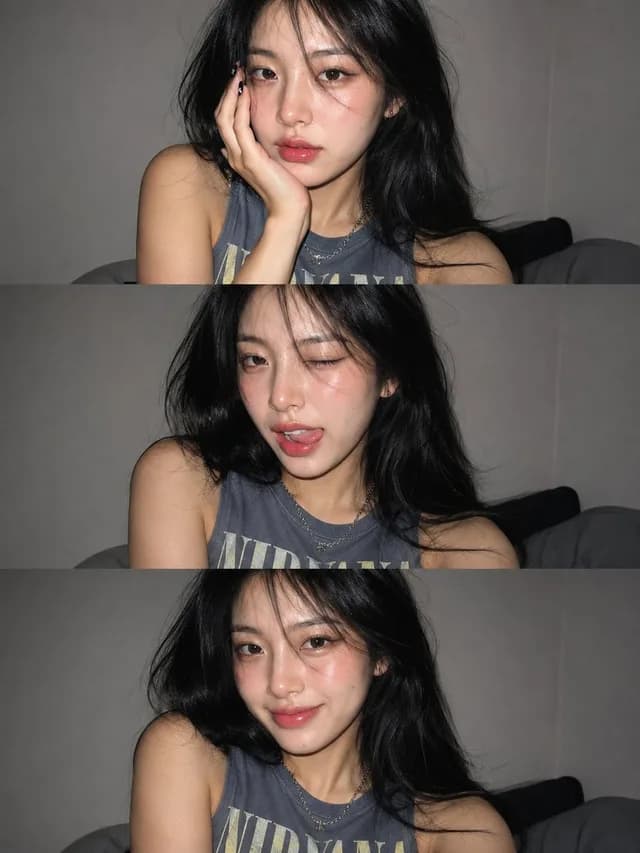 Gen Z Flash Selfie Collage preview image 1