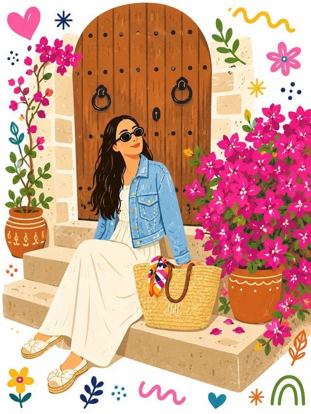 Folk Art Doodle Illustration Transformation preview image 1