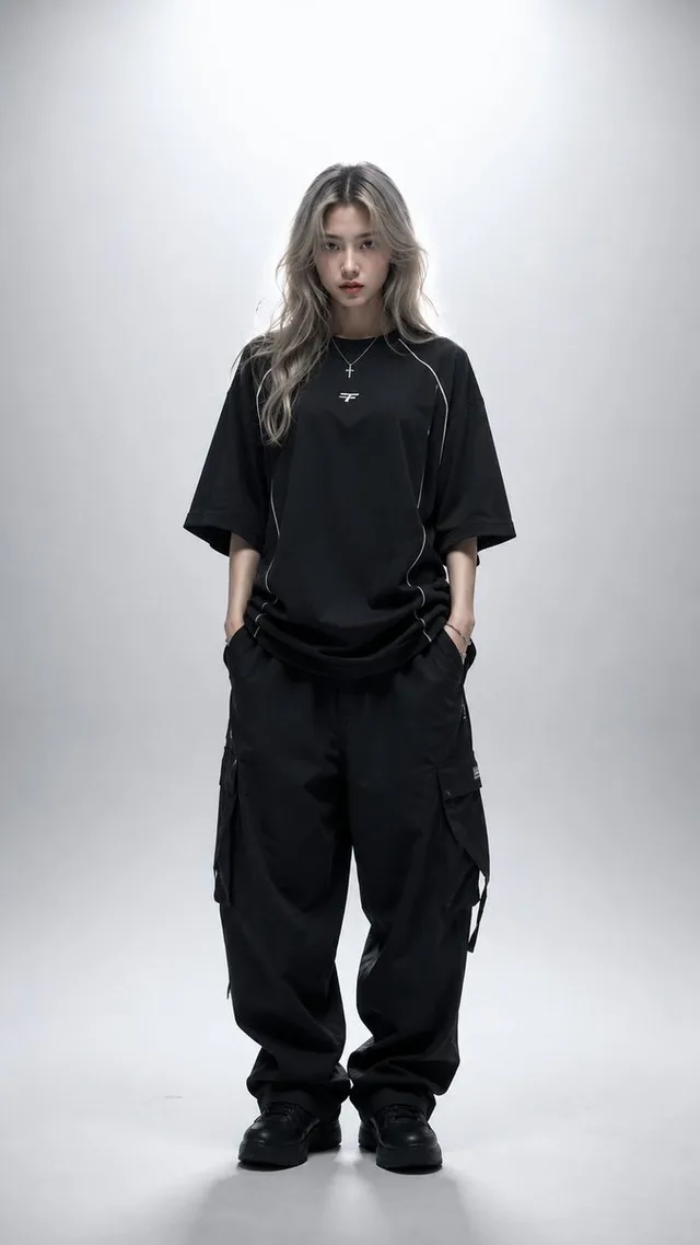 High-Fashion Editorial Studio Portrait - 1 preview image 1