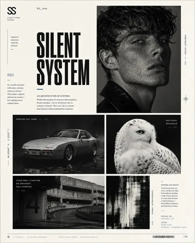 Avant-Garde Modular Graphic Design Poster - 1 preview image 1