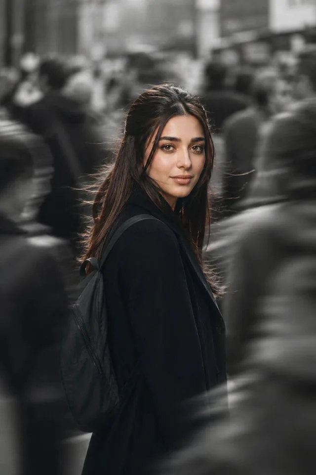 Cinematic City Motion Blur Portrait - 1 preview image 1