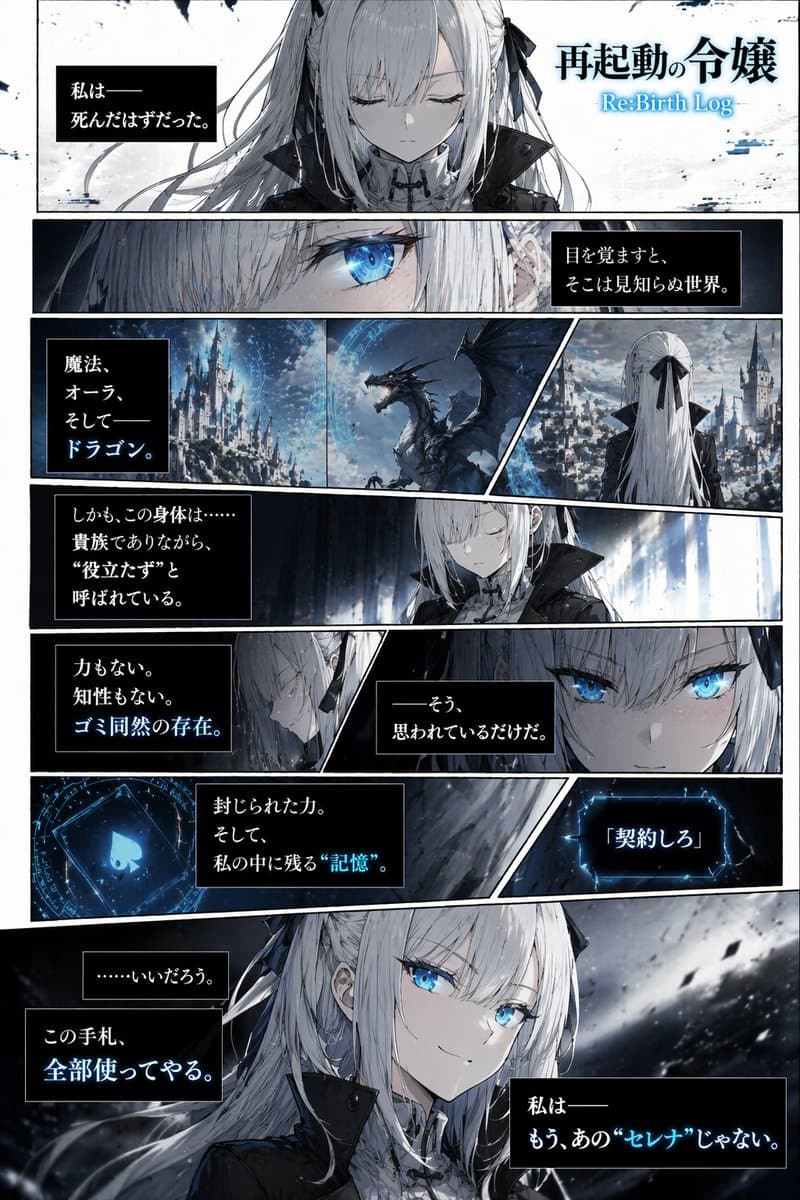 黑暗幻想漫画页面生成器 preview image 1