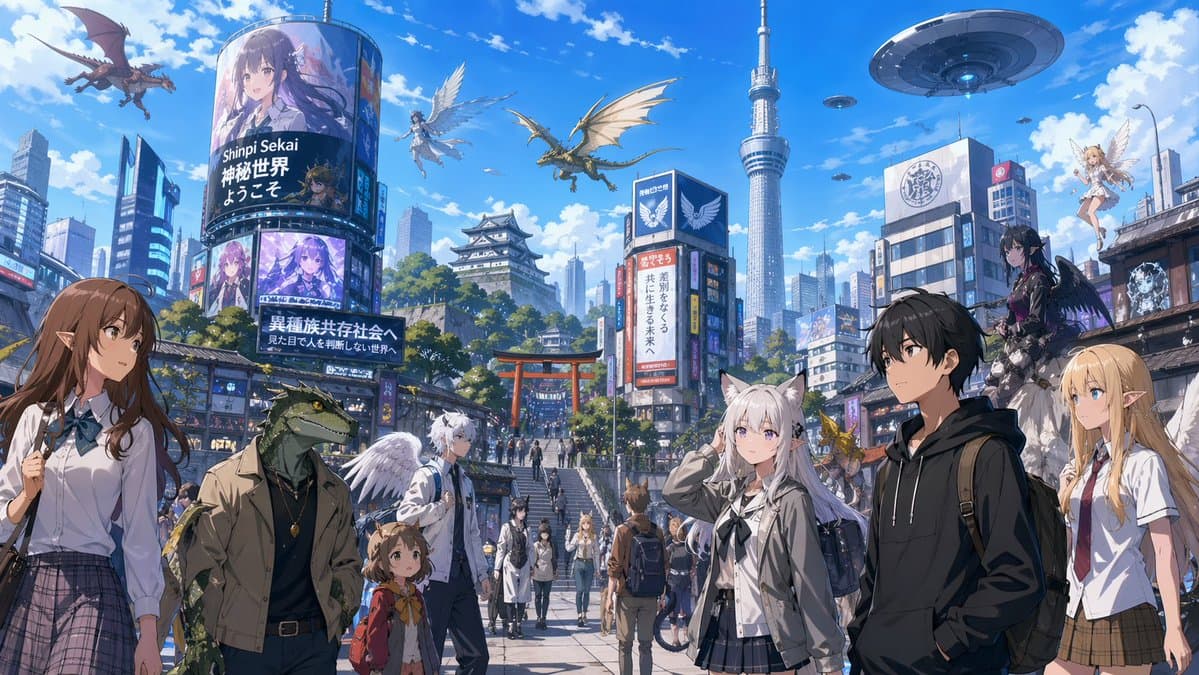 幻想东京共存城市景观 preview image 1