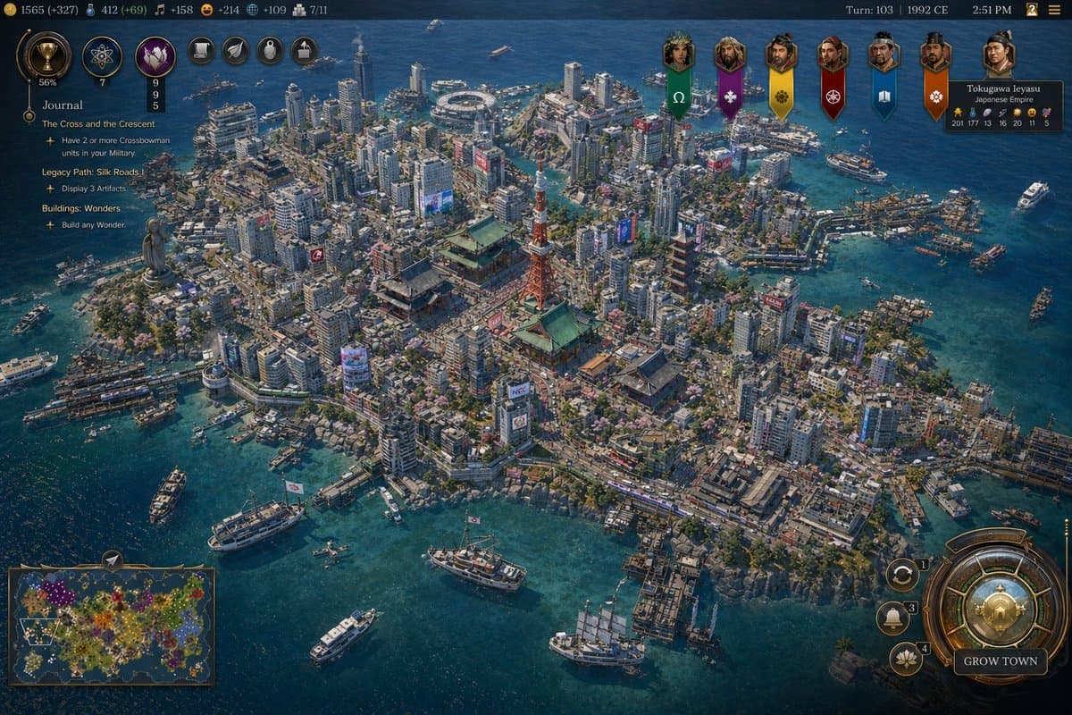 文明风格的东京湾截图 preview image 1