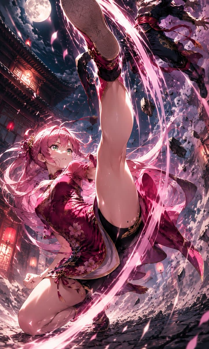 月夜动漫武术家踢 preview image 1