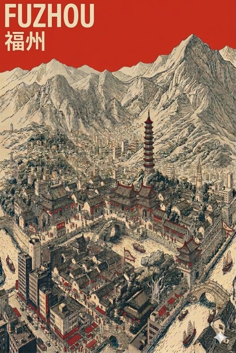 复古中世纪旅行海报 preview image 2