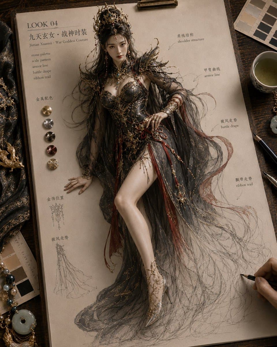 Mythical Haute Couture Sketch Workspace - 1 preview image 4