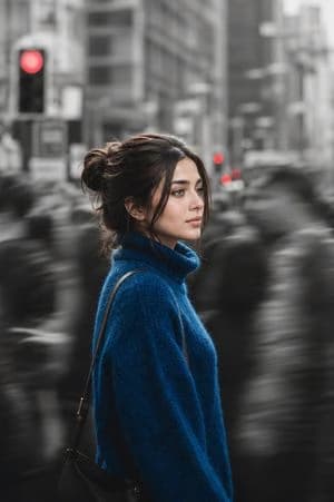 Cinematic City Motion Blur Portrait - 1 preview image 4